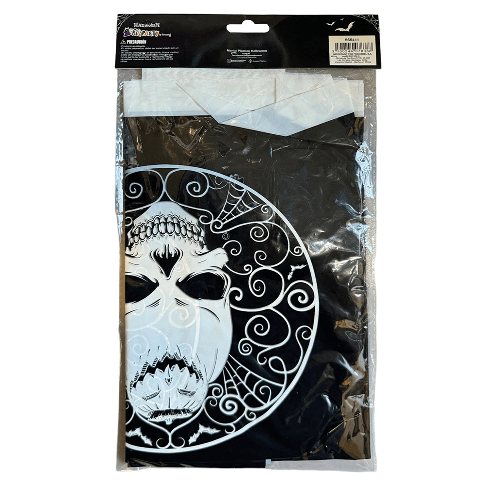Mantel Plastico Calavera Halloween Big Party