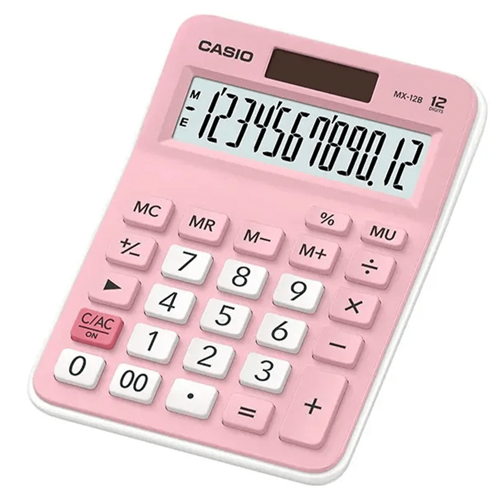 Calculadora Escritorio Mx12B Pink Casio