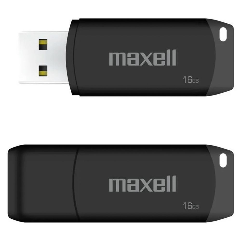 Pendrive Sil 16 Gb Black Maxell