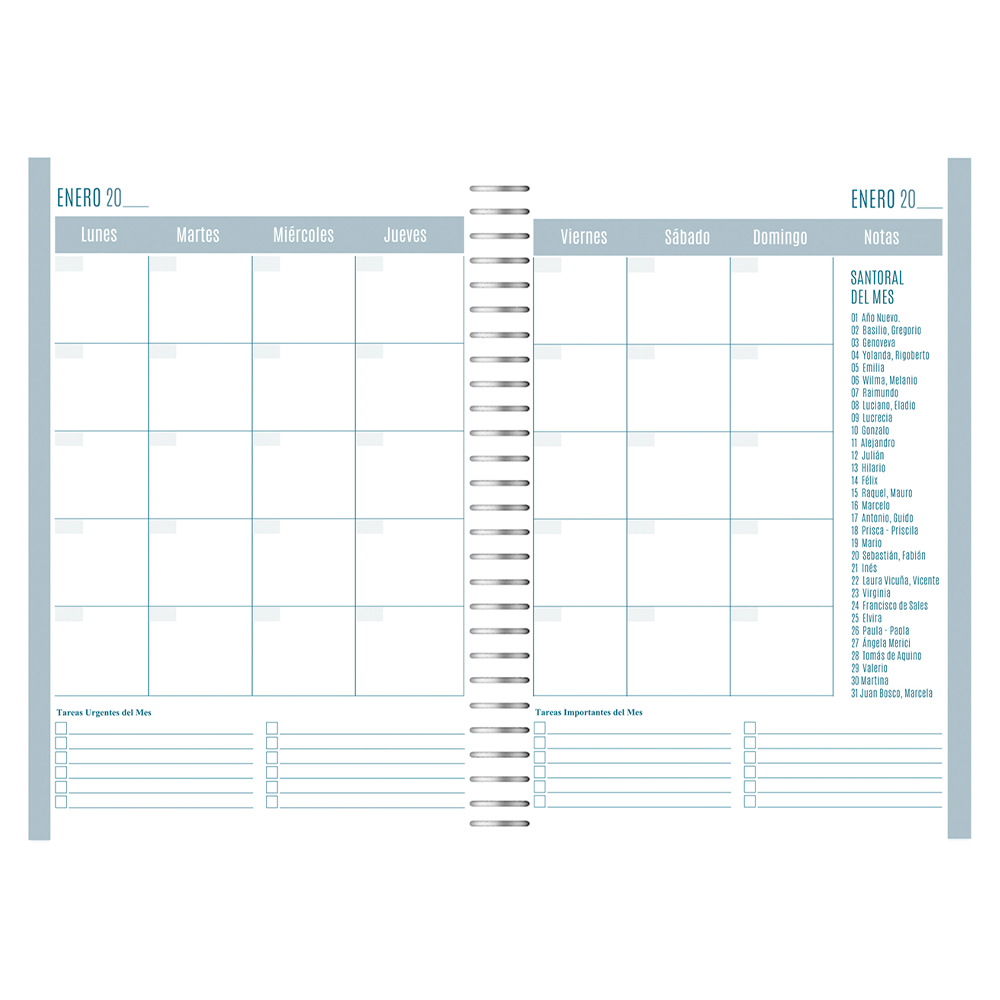 Agenda Profesor  Duo Borlando