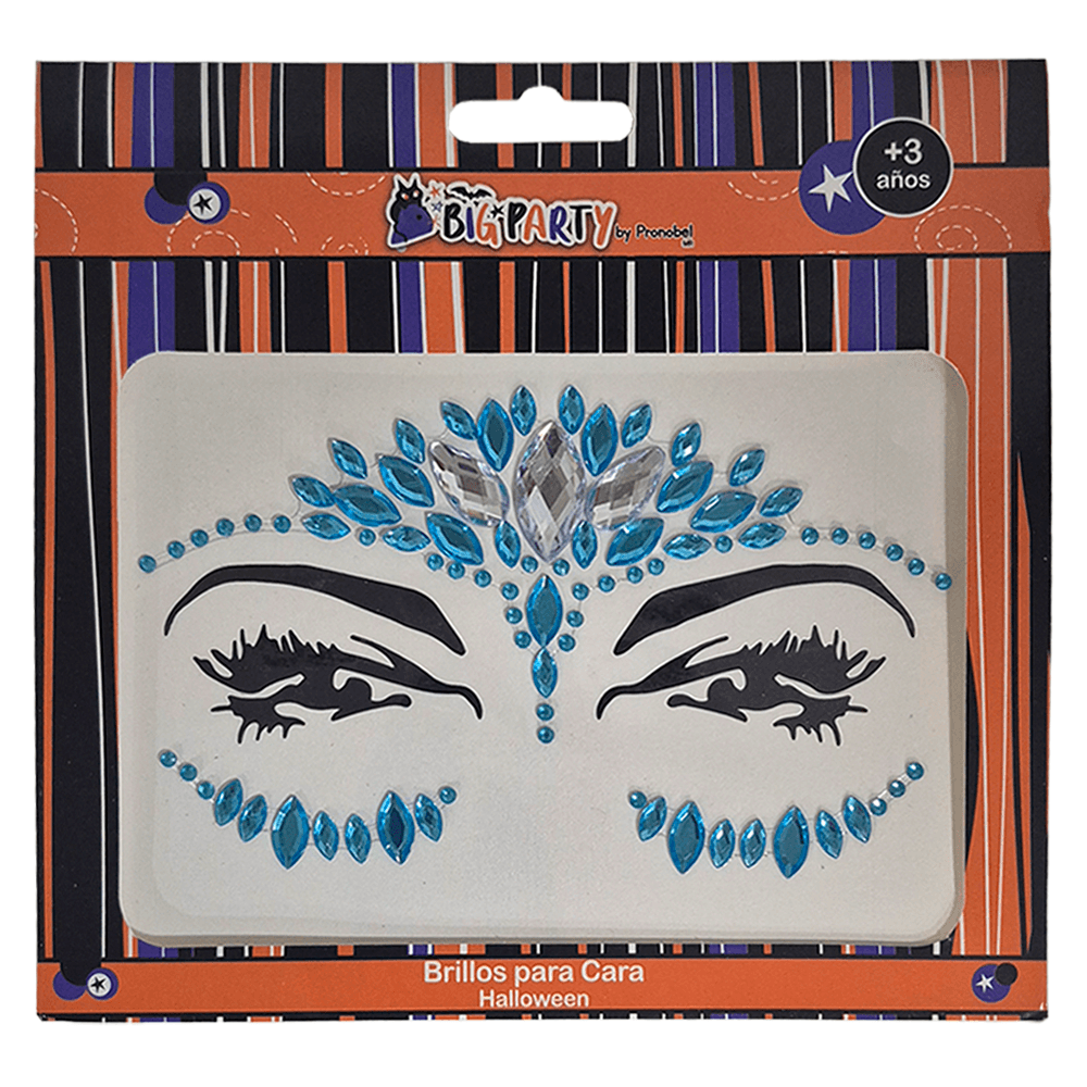 Brillos Para Cara Halloween Big Party