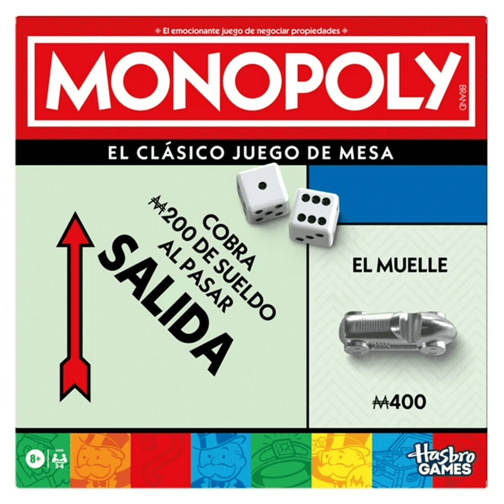 Juego De Mesa Monopoly Clasico Hasbro