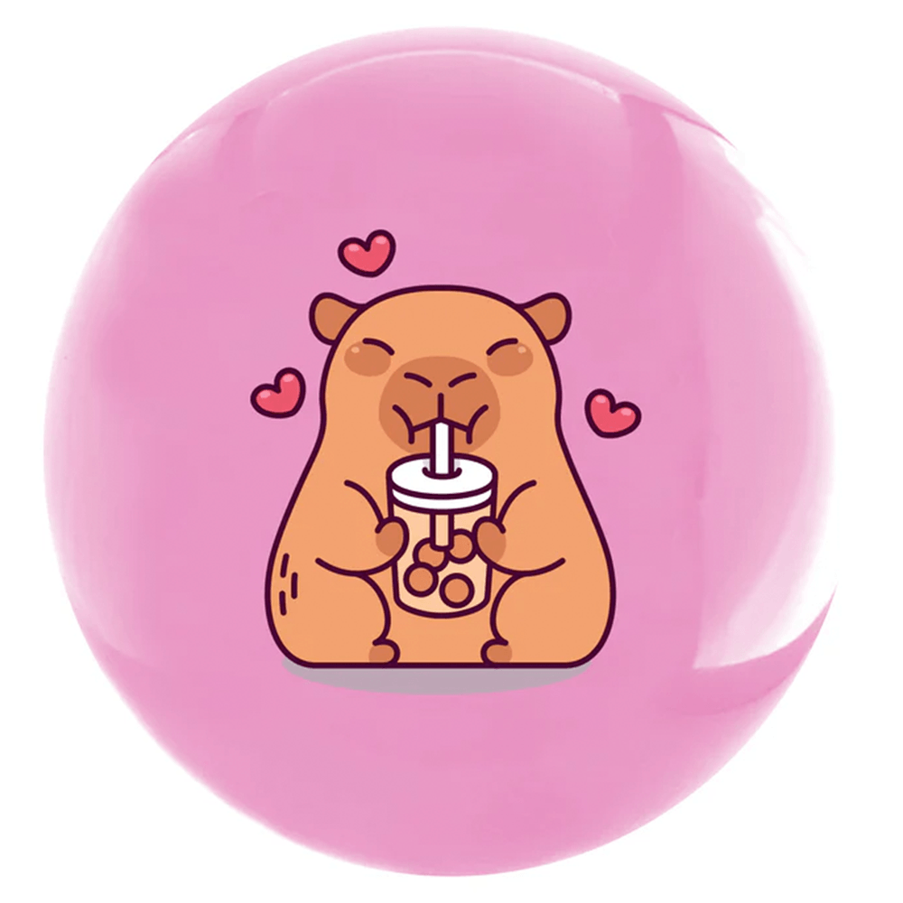 Pelota De Pvc 22 Cms Capibaras 4 Diseños Surtidos Nobel Toys