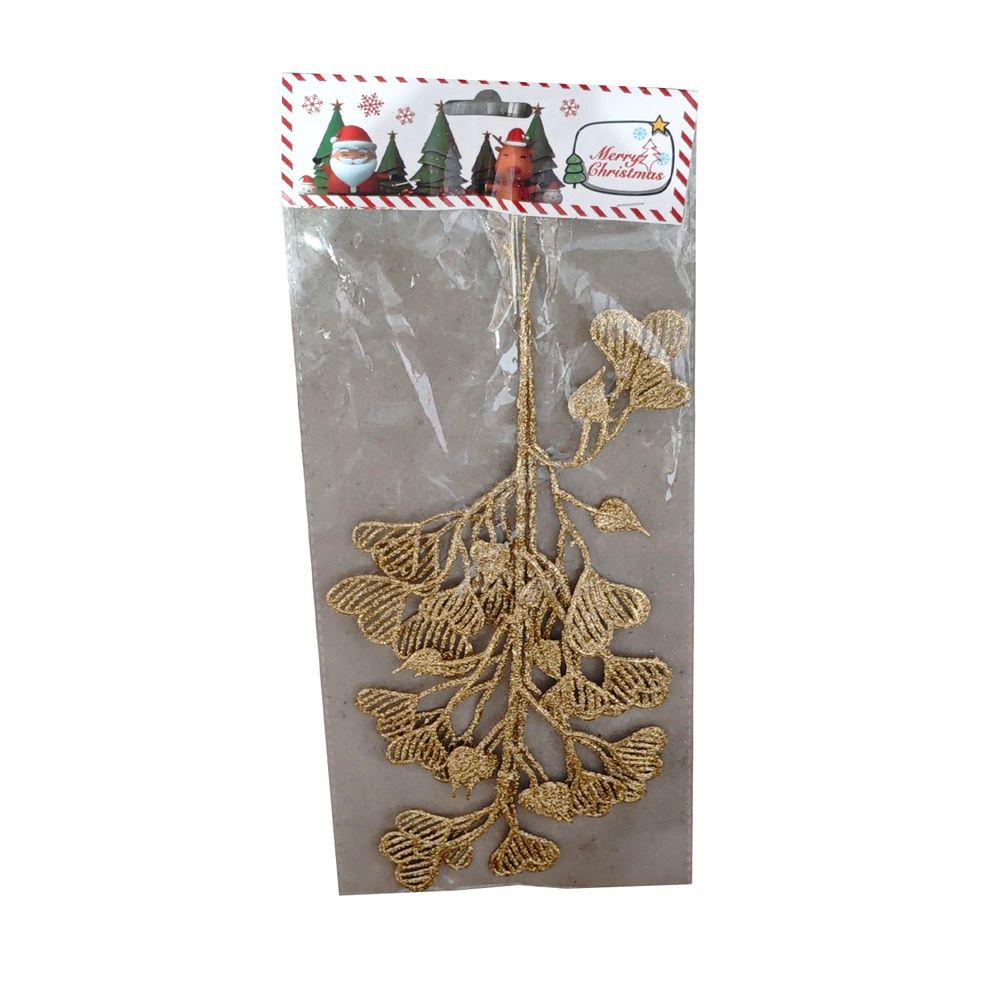 Set 2 Ramas Doradas 33 x 14 Cm Big Party