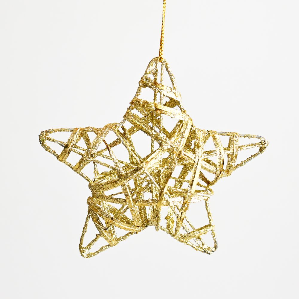 Set 2 Estrellas Doradas Glitter Big Party