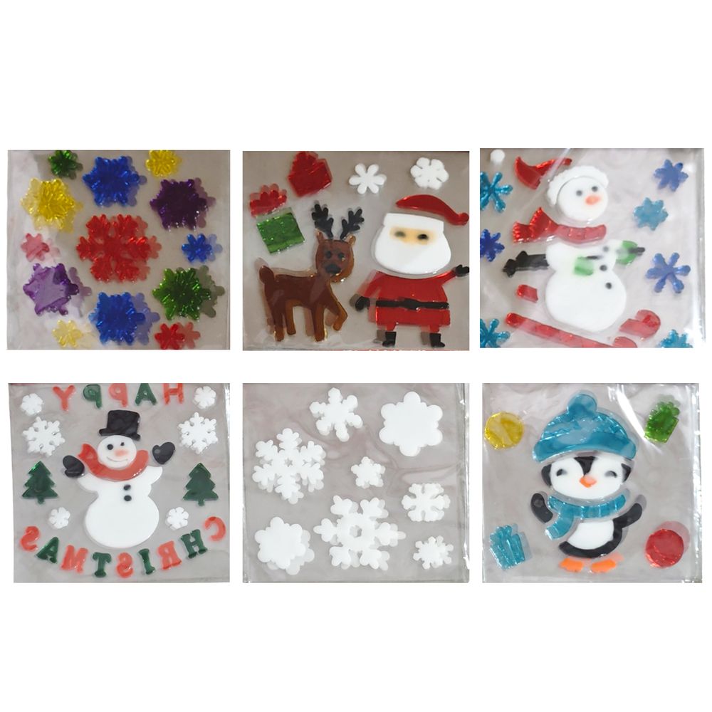 Deco Ventana Gel 20 x 20 Cm Big Party