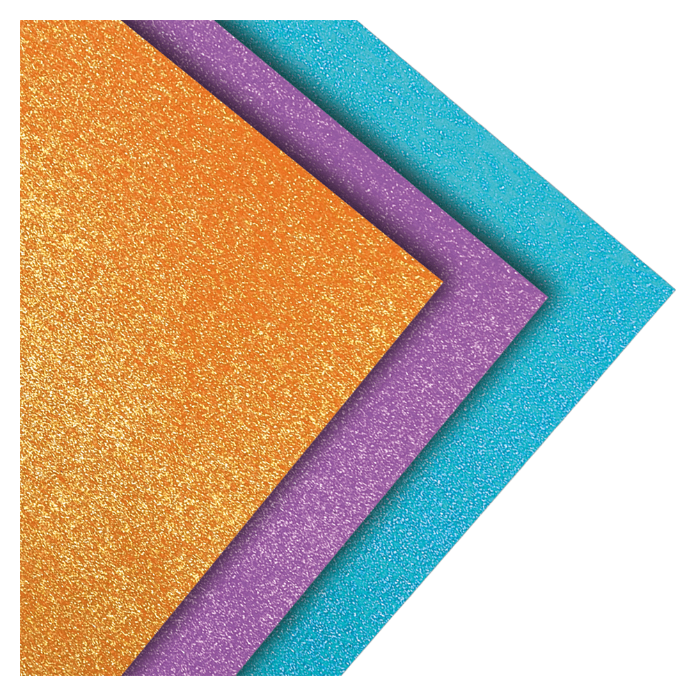 Goma Eva Colores Tornasol 6 Laminas 6 Colores 20 X 30 Cm Art&Craft