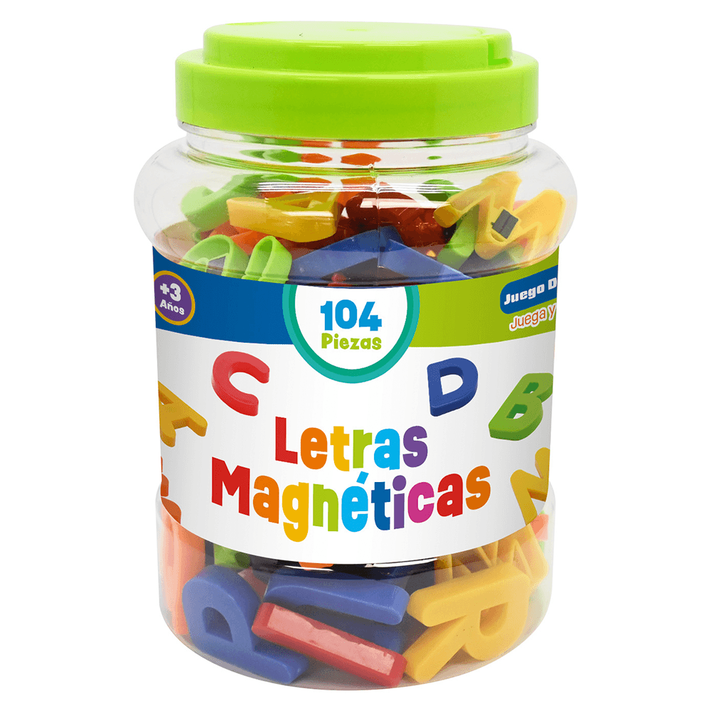 Letras Magneticas 104 Piezas Nobel Toys