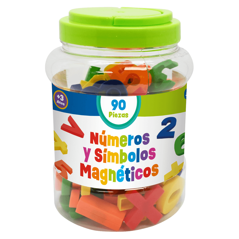 Numeros Y Simbolos 90 Piezas Nobel Toys
