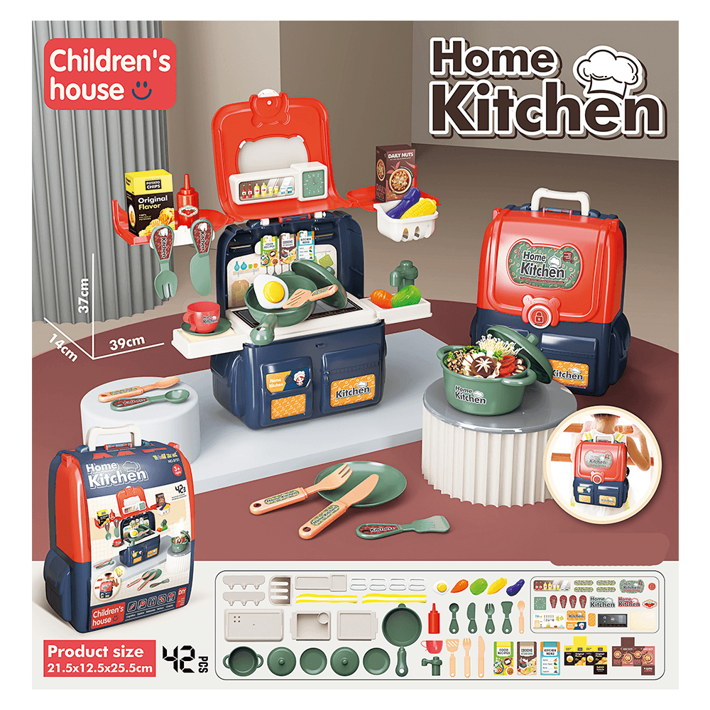 Set De Cocina Maletín 42 Piezas 26 x 22 Cms Nobel Toys