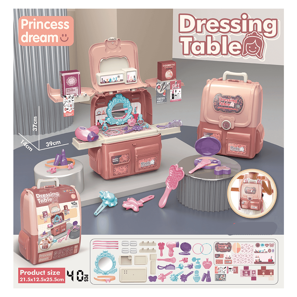 Set De Belleza Maletín 40 Piezas 26 x 22 Cms Nobel Toys