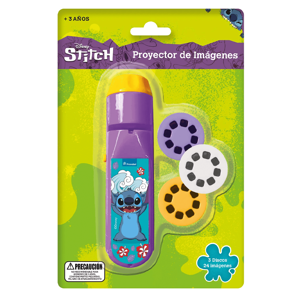 Proyector De Imágenes 24 Figuras Stitch Disney