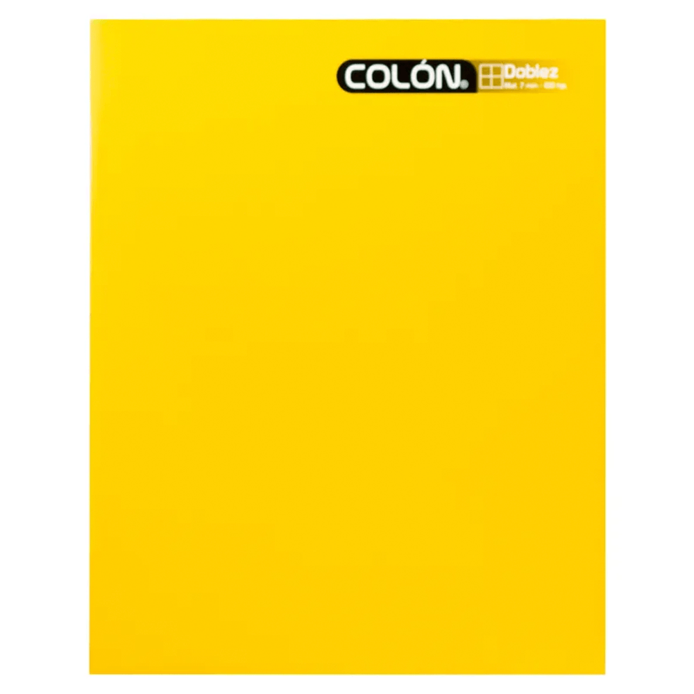 Cuaderno Liso Doblez  100 Hojas 7 Mm Colon