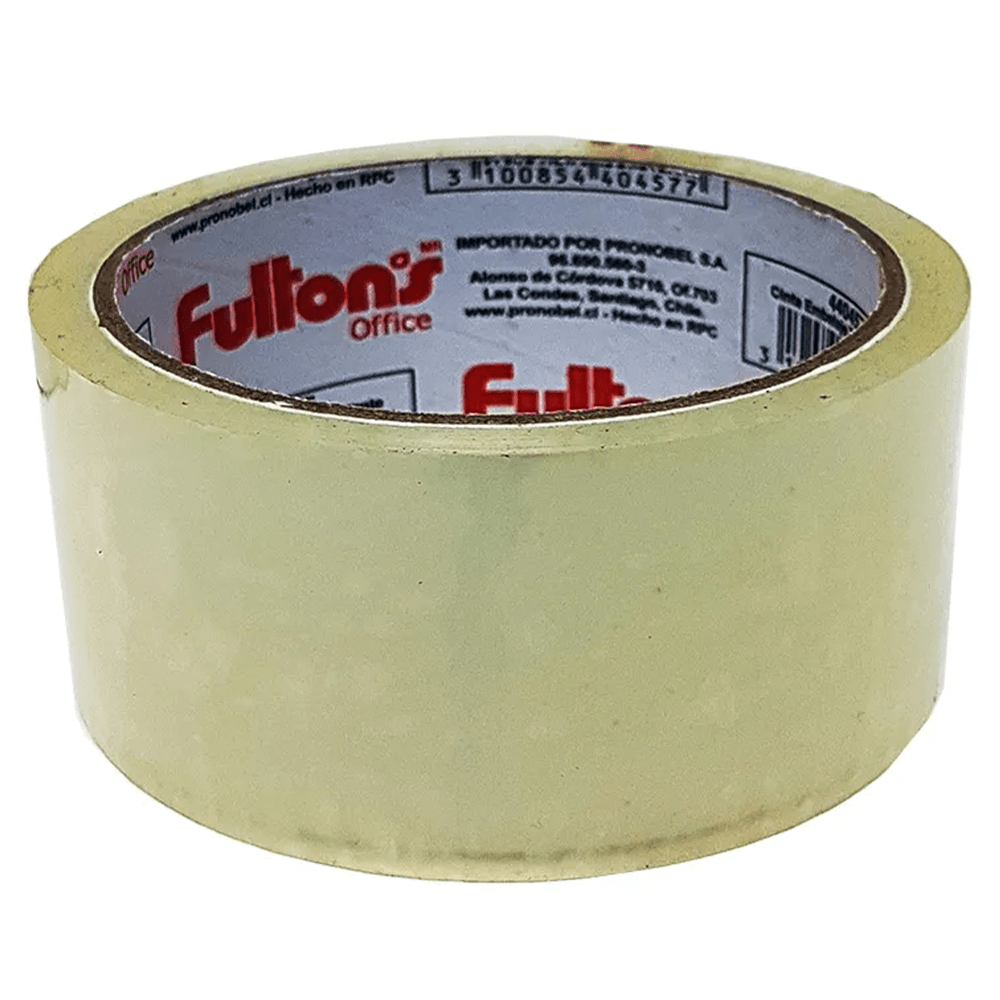 Cinta Embalaje 48 Mm x 40 Mt Transparente Fultons