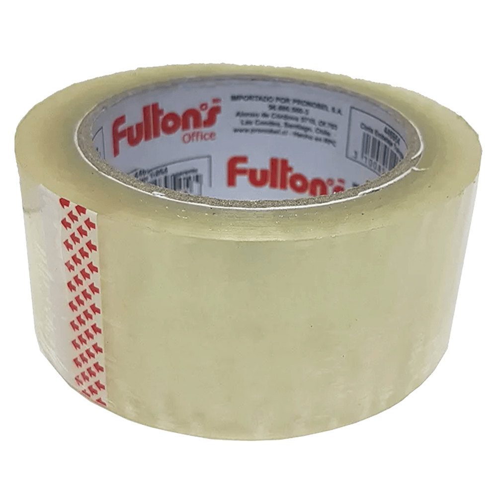 Cinta Embalaje 48 Mm x 100 Mt Transparente Fultons