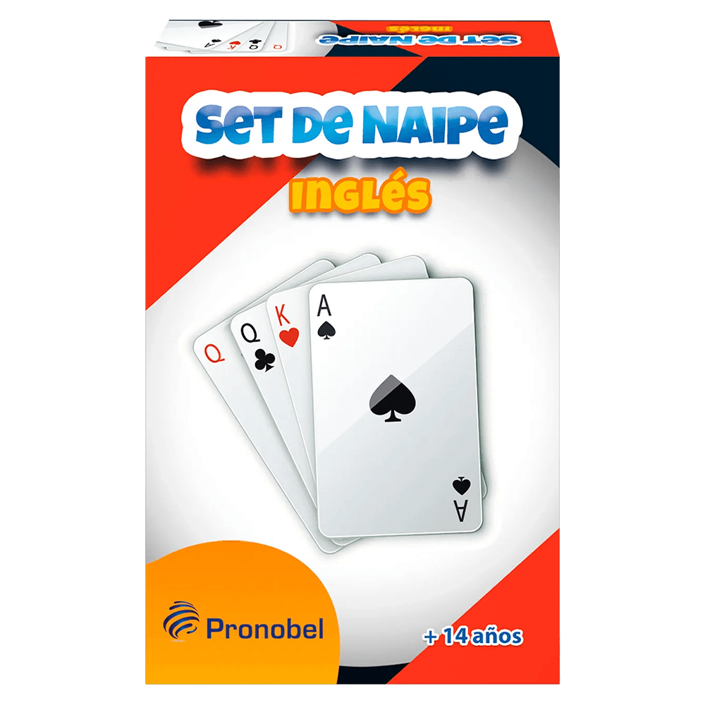 Juego De Salon  Naipe Ingles En Doble Blister Nobel Gift