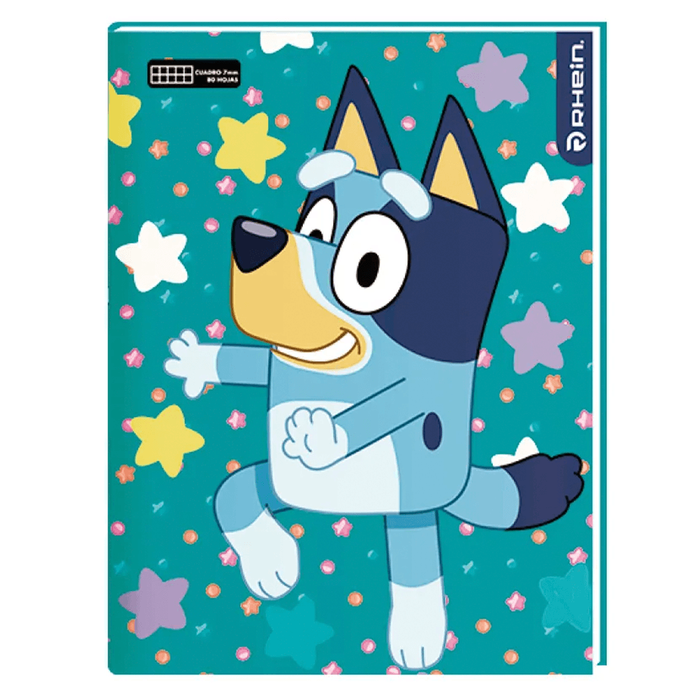 Cuaderno College Bluey 80 Hojas 70Gr 7 Mm Rhein