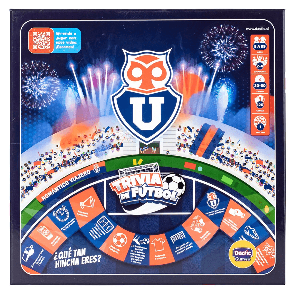 Juego De Mesa Trivia De Fútbol Universidad De Chile Dactic