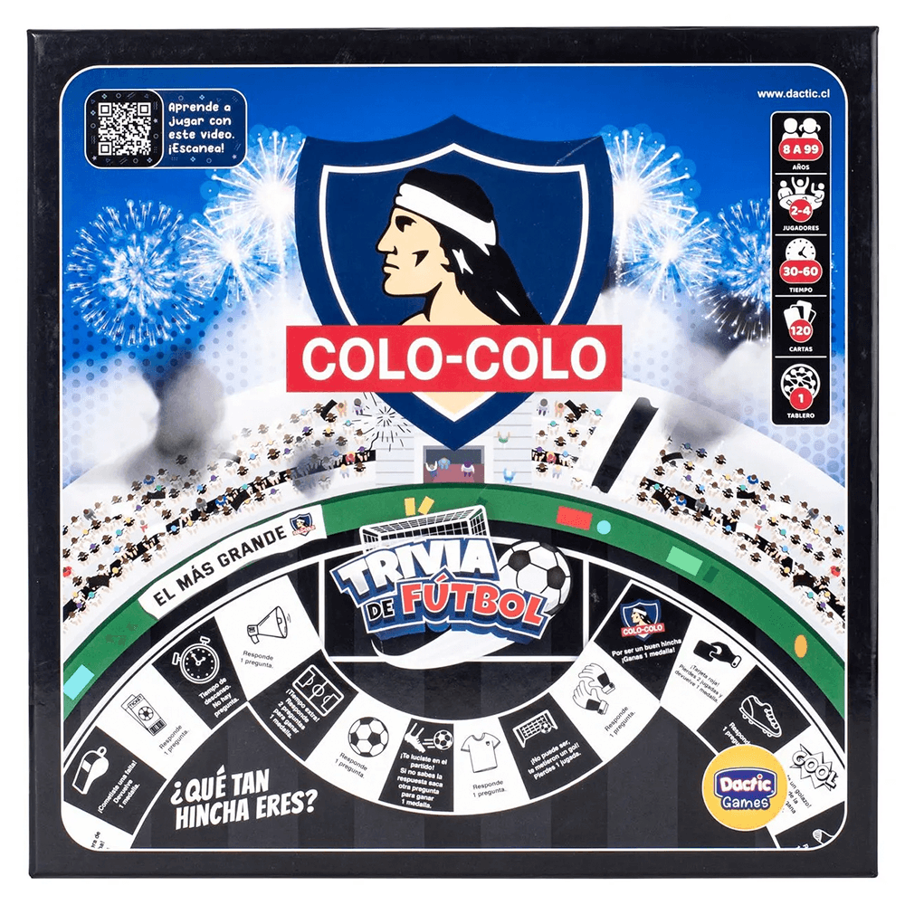 Juego De Mesa Trivia De Fútbol Colo-Colo Dactic