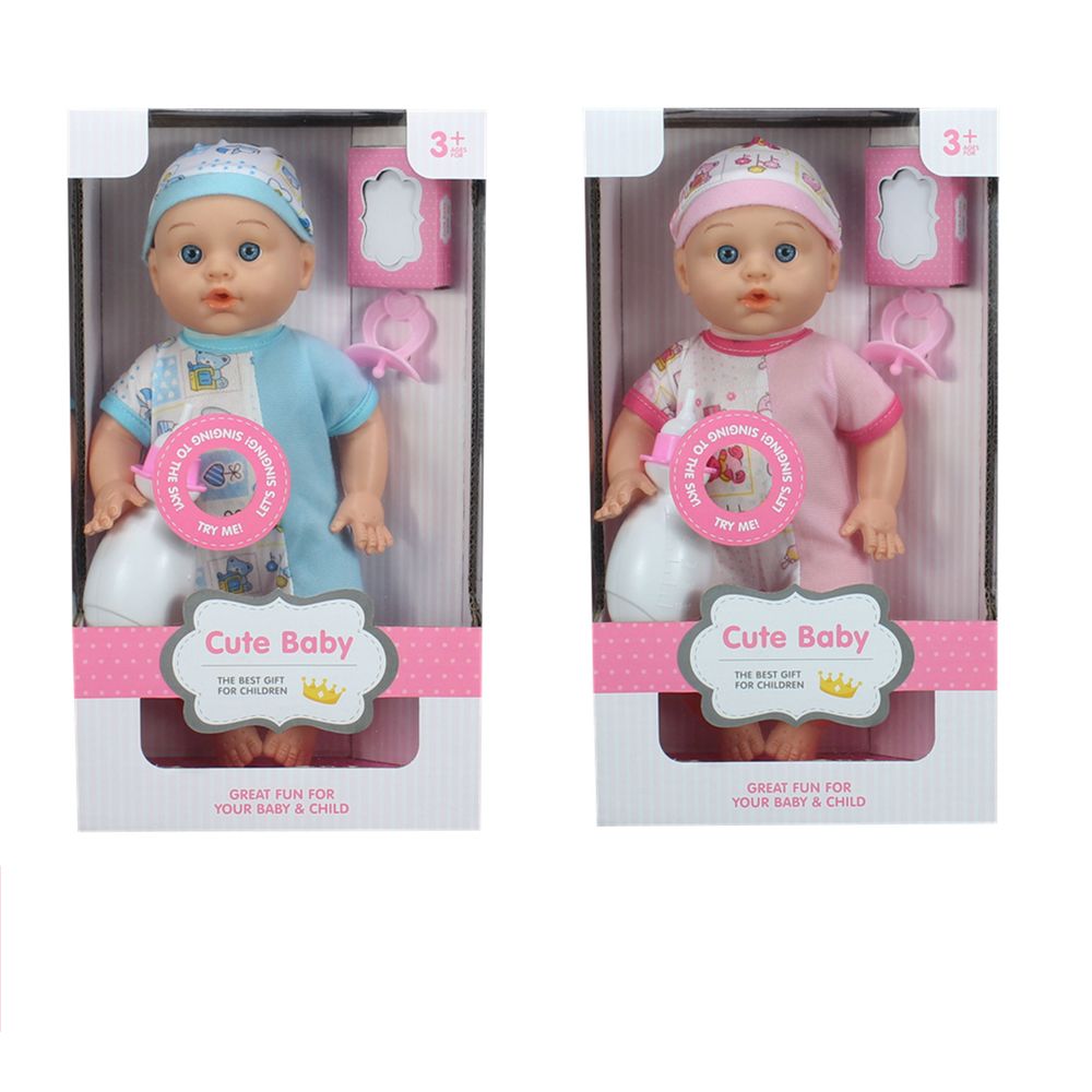 Bebe Con Sonido Y Accesorios 32 x 19 Cms Nobel Toys