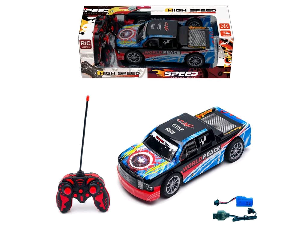Auto Deportivo Radio Control Con Cargador 32 x 13 Cms Nobel Toys