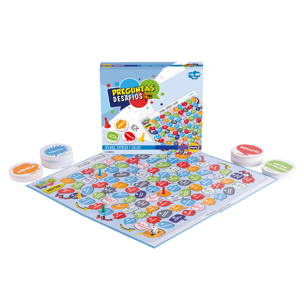 Juego de Mesa Pregunta Desafio y Mas Dactic