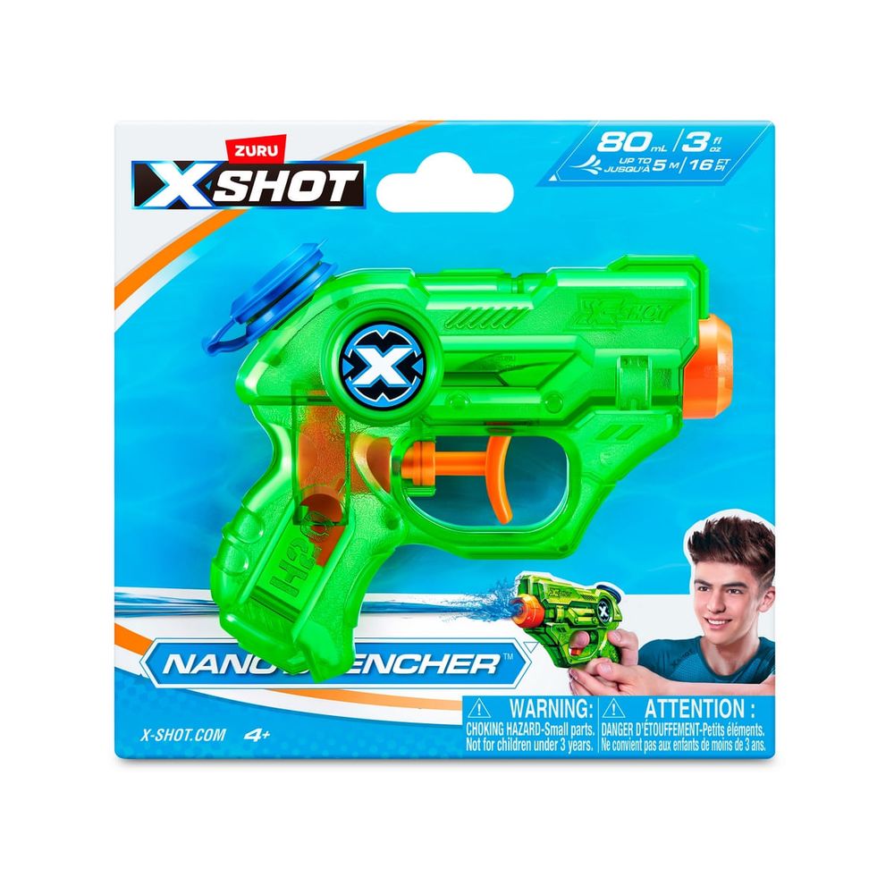 Lanza Agua Nano Drencher De 80 ML X-Shot