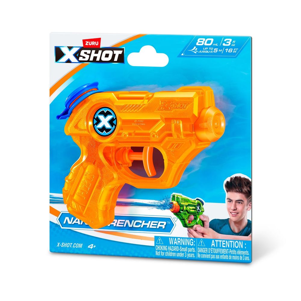 Lanza Agua Nano Drencher De 80 ML X-Shot