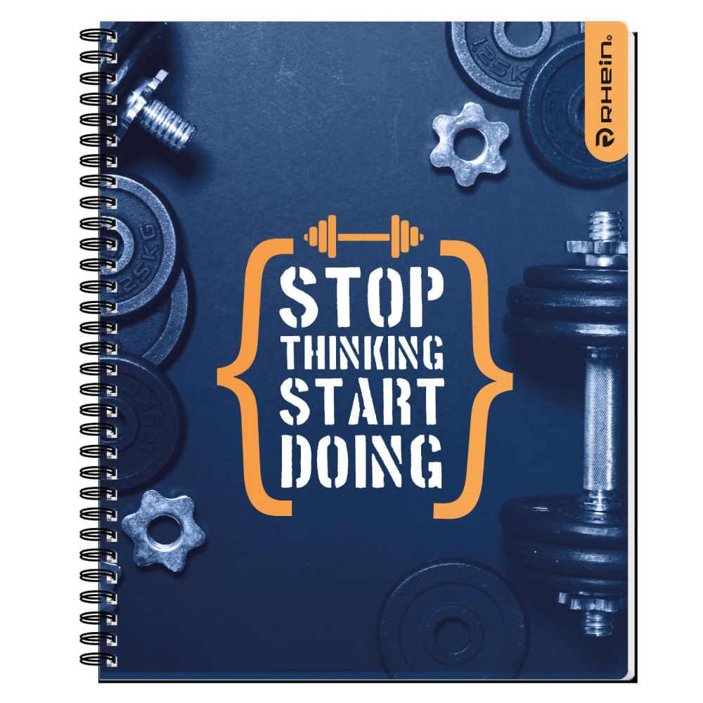 Cuaderno Universitario Gym Bro 100 Hojas 7 Mm Rhein