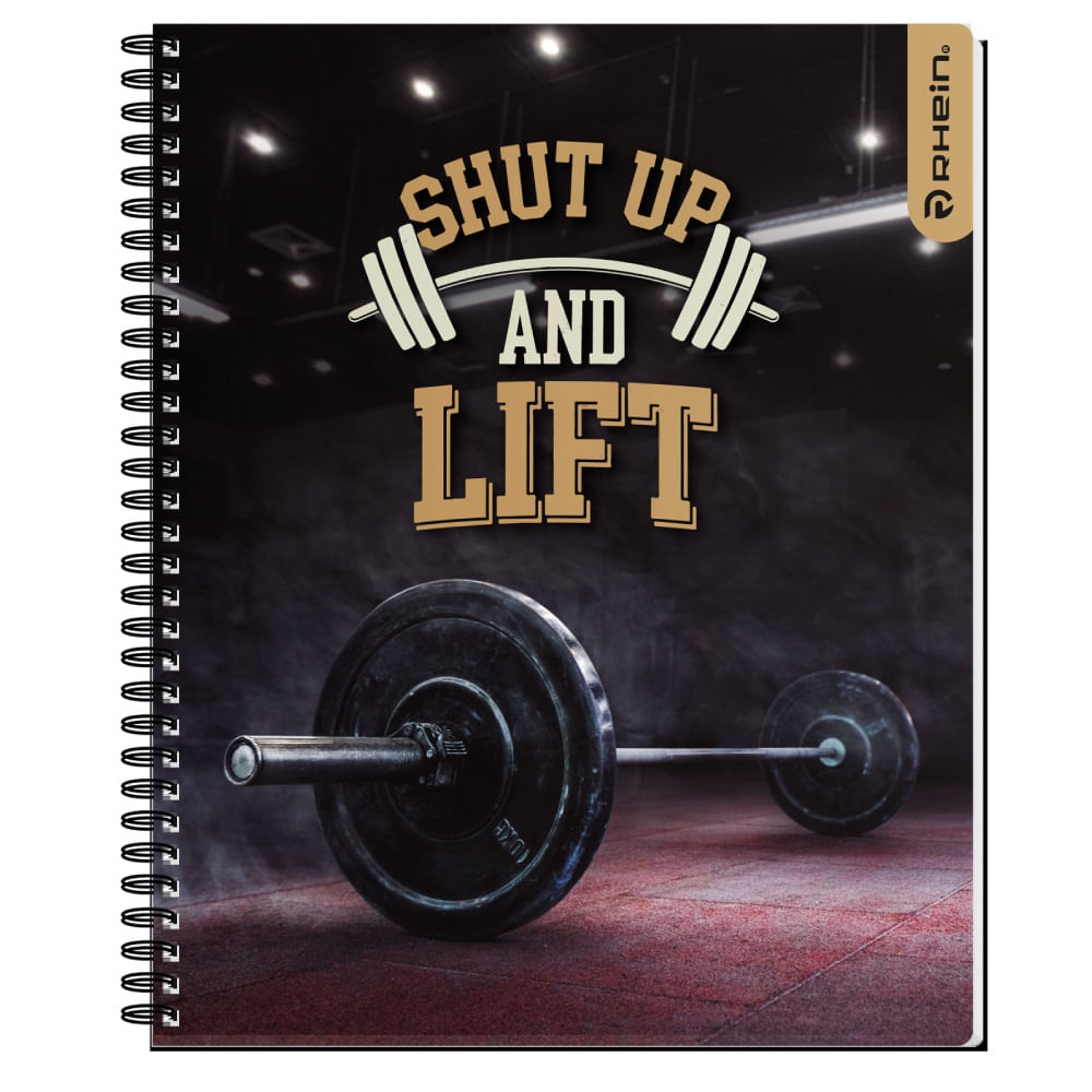 Cuaderno Universitario Gym Bro 100 Hojas 7 Mm Rhein