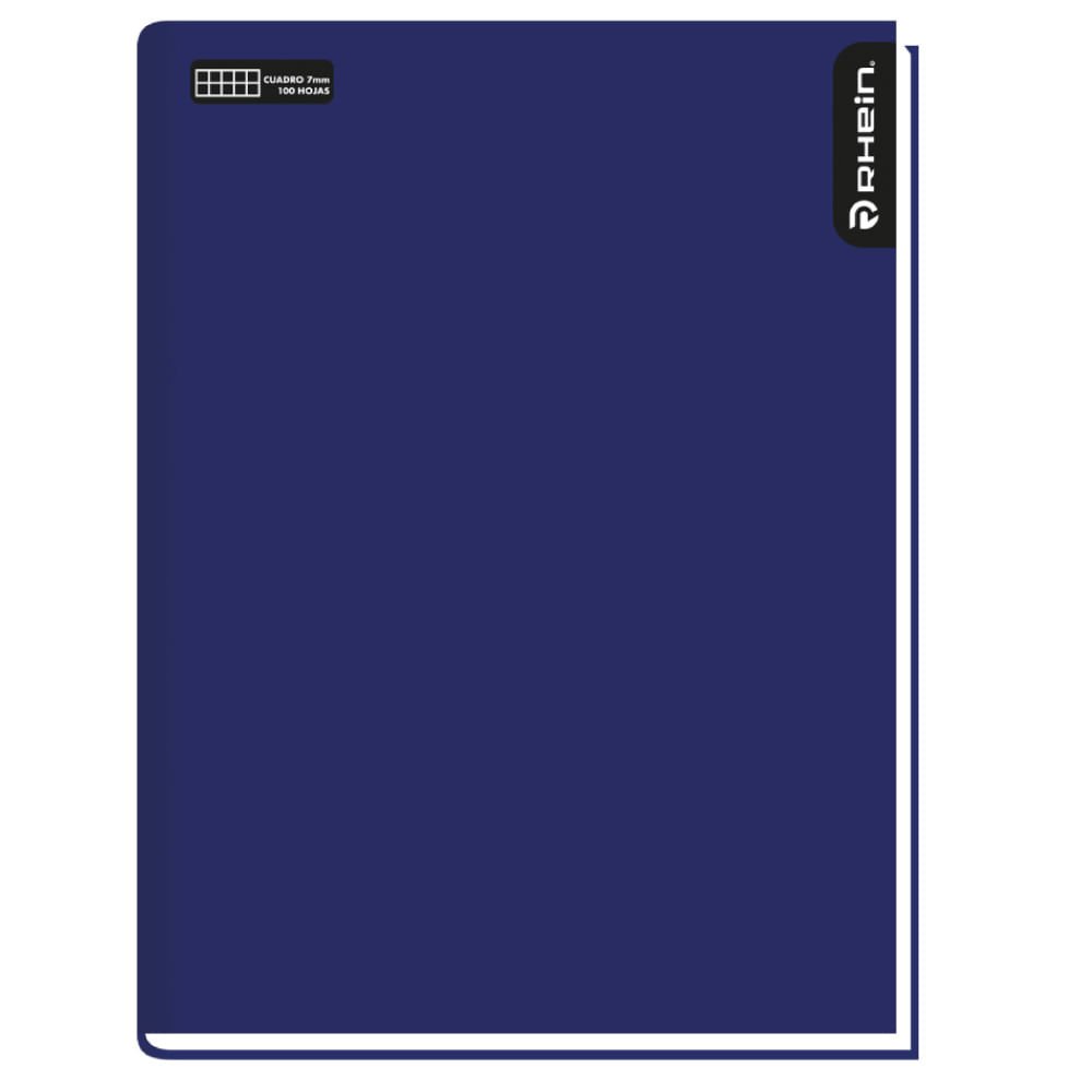 Cuaderno College One Color Azul 7 Mm 100 Hojas Rhein