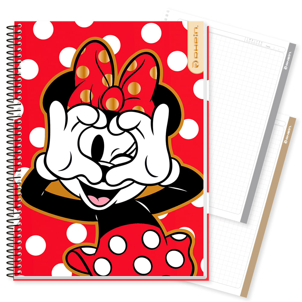 Cuaderno Especial Carta Minnie Bow 120 Hojas 7 Mm Diseño 2 Rhein