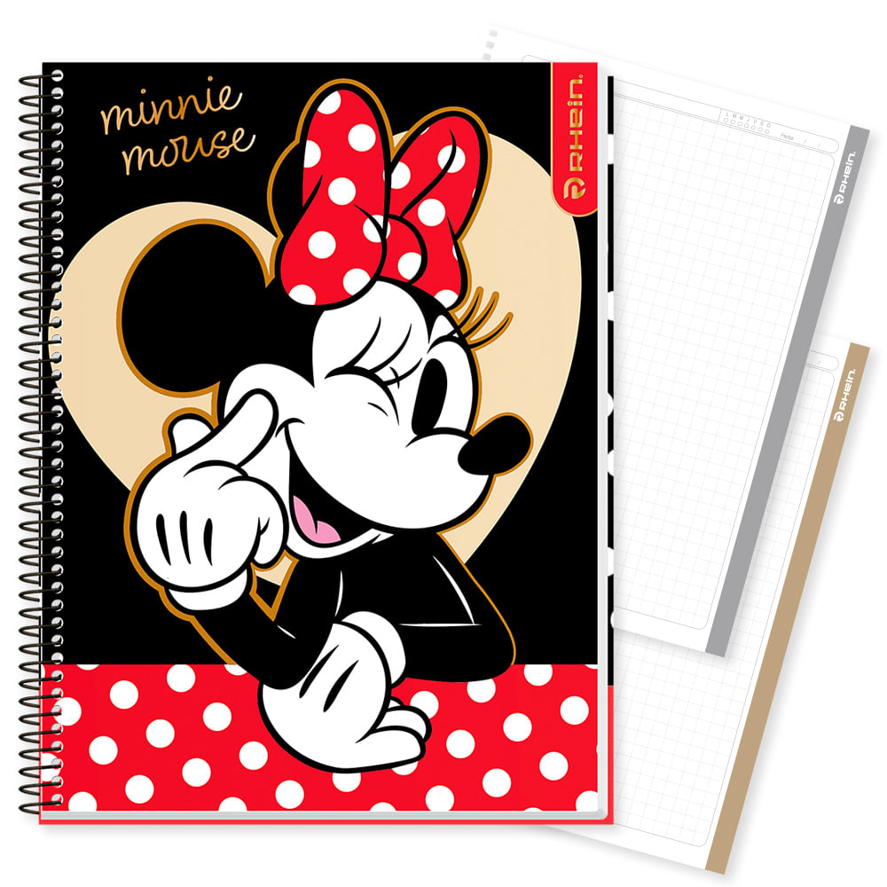 Cuaderno Especial Carta Minnie 120 Hojas 7 Mm Diseño 4 Rhein