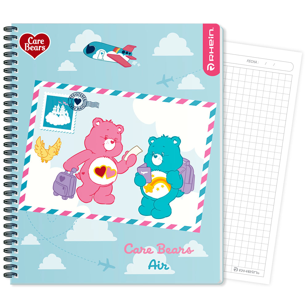 Cuaderno Universitario Care Bears 100 Hojas 7 Mm Diseño 3 Rhein