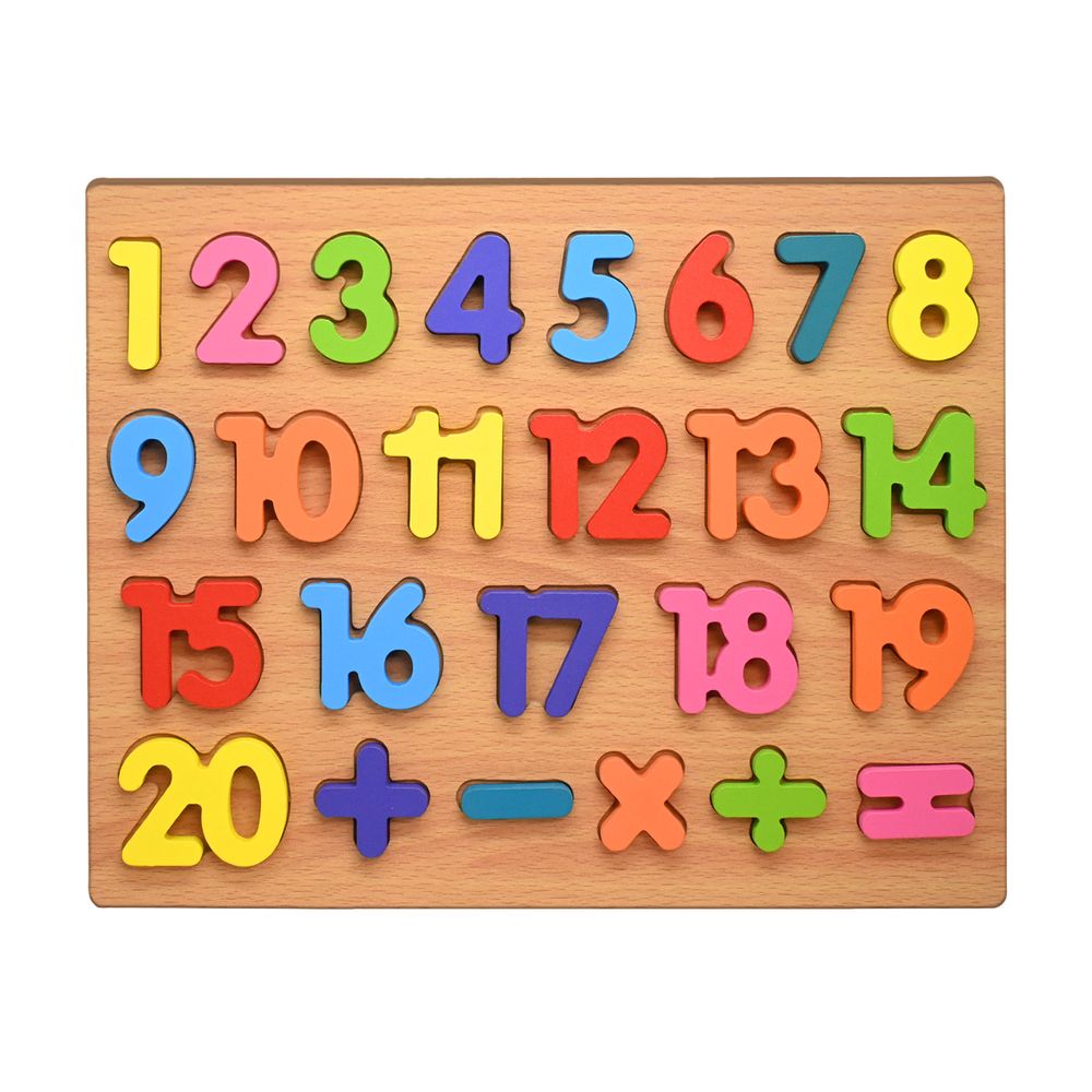 Numeros De Encaje Madera 30 x 23 Cms Nobel Toys