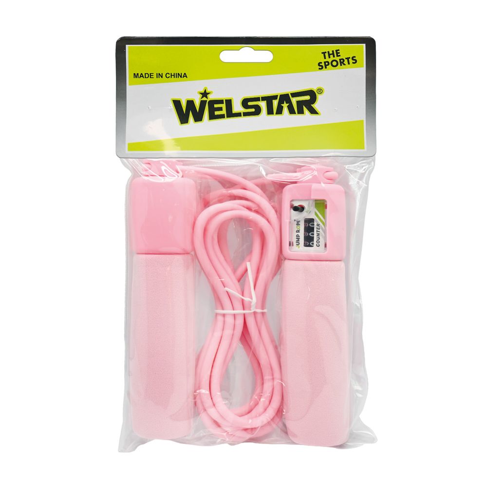 Cuerda Para Saltar Rosada Con Conteo Nobel Toys