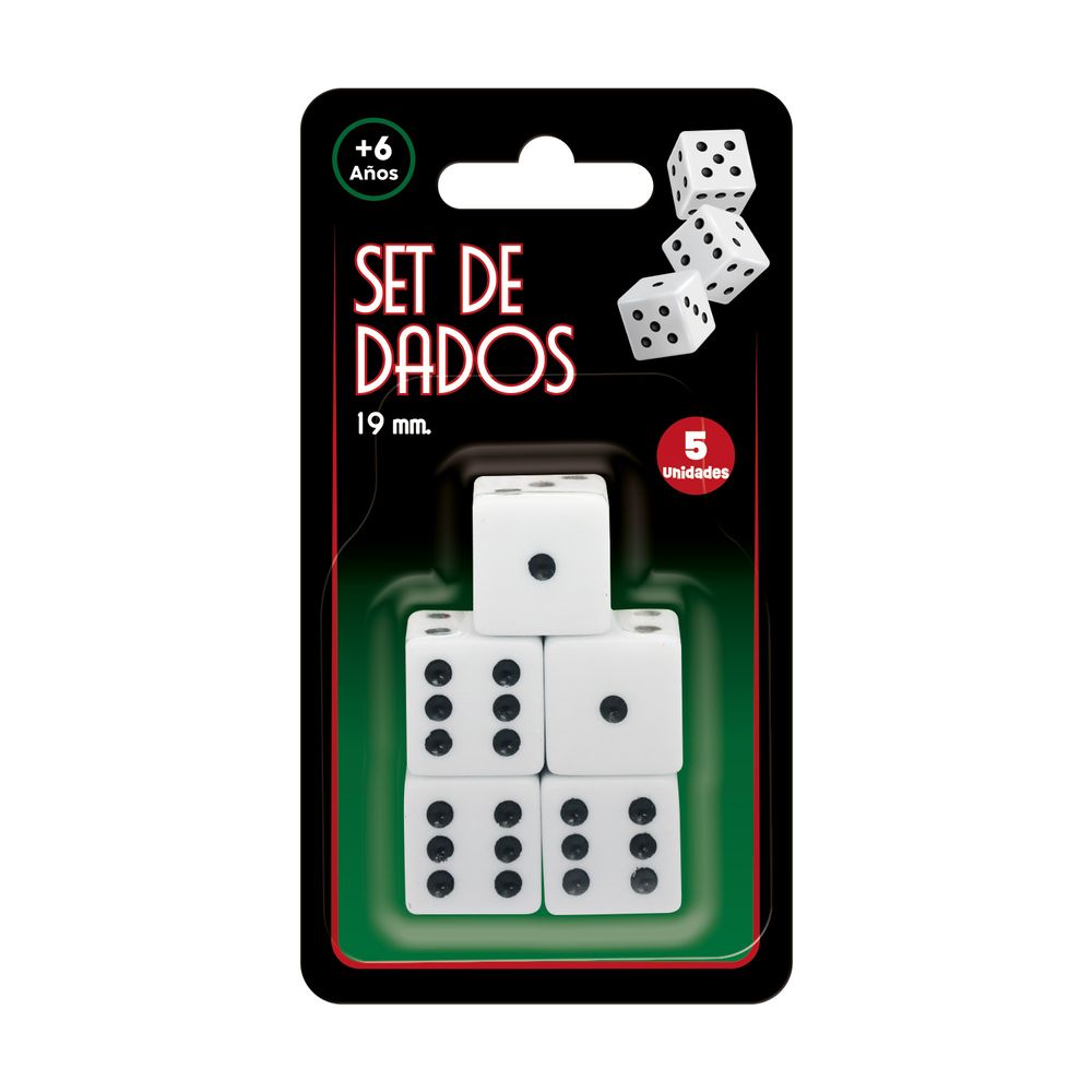Set De Dados 19 Mm Nobel Toys