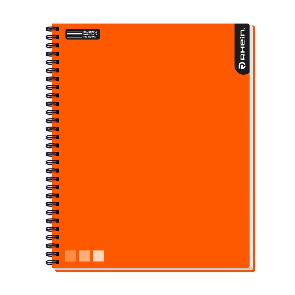 Cuaderno Universitario One Color Caligrafia Horizontal 100 Hojas Rhein