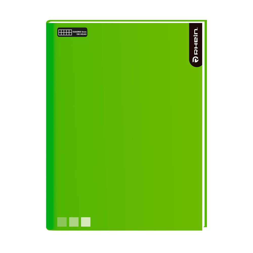 Cuaderno College One Color 100 Hojas 5 Mm Rhein