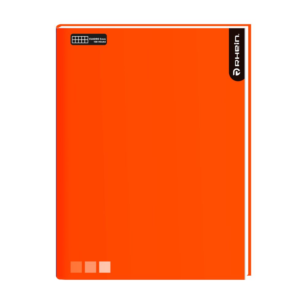 Cuaderno College One Color 100 Hojas 5 Mm Rhein