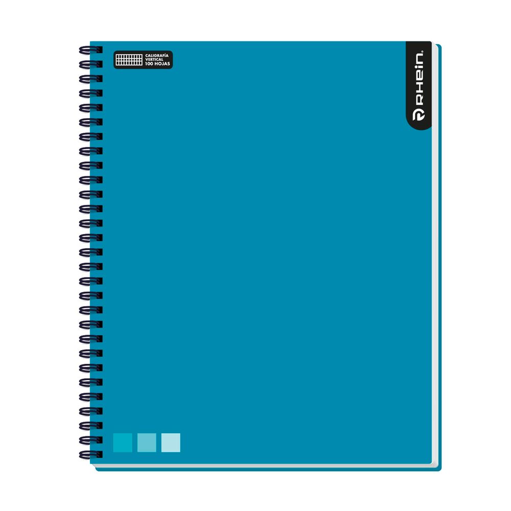 Cuaderno Universitario Liso One Color Caligrafia Vertical 100 Hojas Rhein