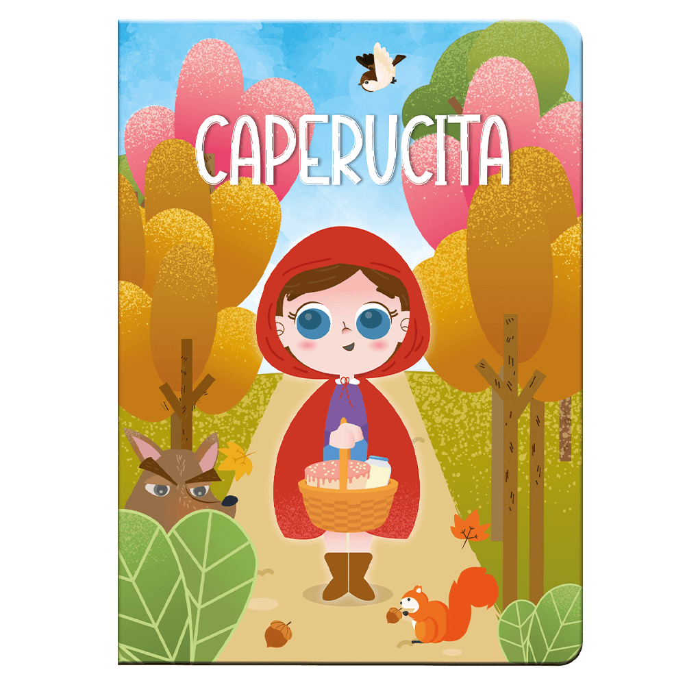 Libro De Cuentos Tradicionales 8 Paginas Caperucita Art & Craft