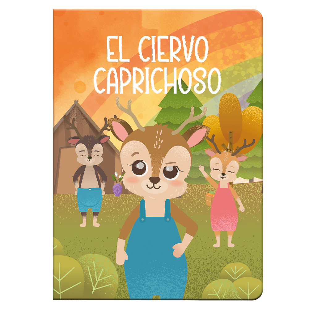 Libro De Cuentos No Tradicionales 8 Paginas El Ciervo Caprichoso Art & Craft