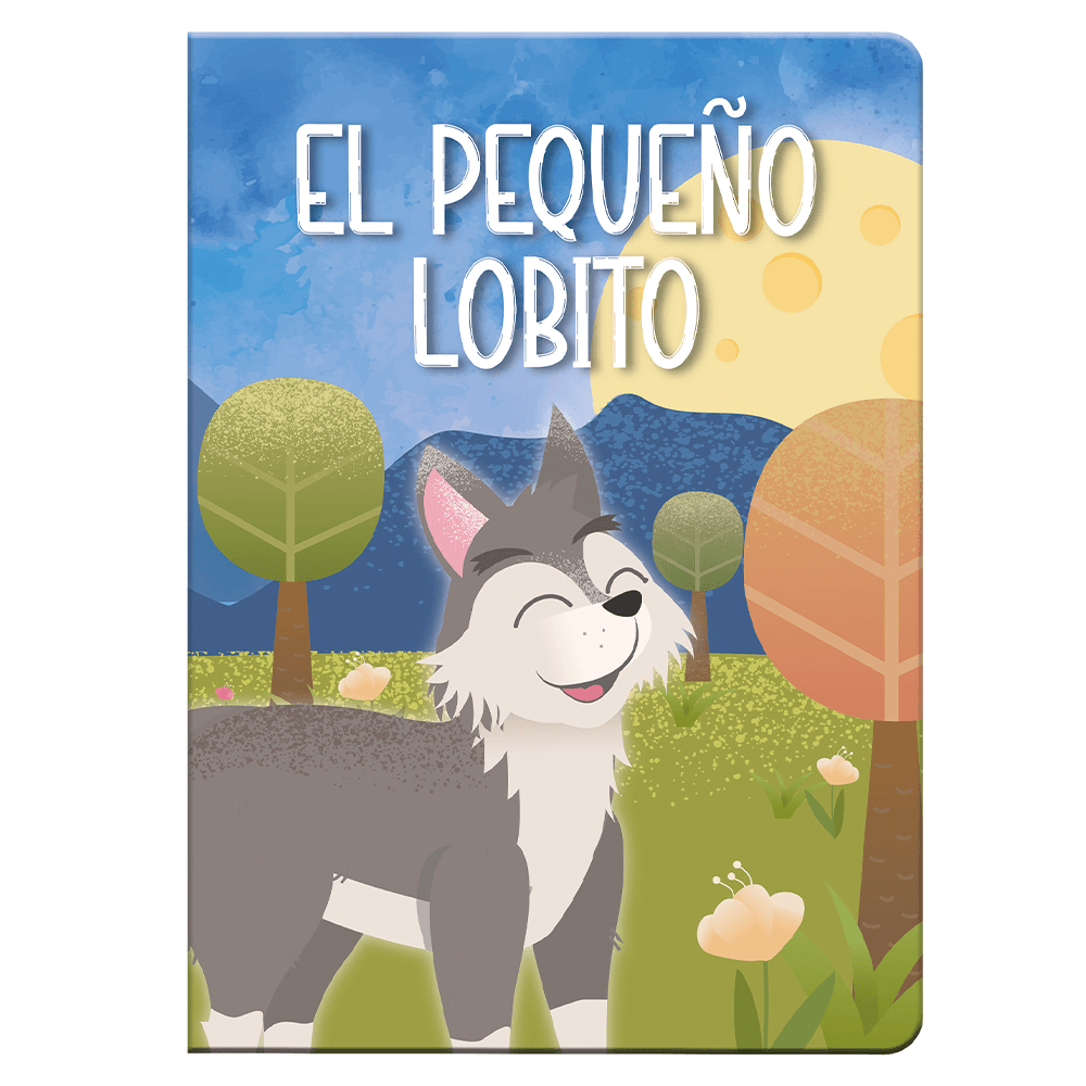 Libro De Cuento No Tradicionales 10 Paginas El Pequeño Lobito Art & Craft