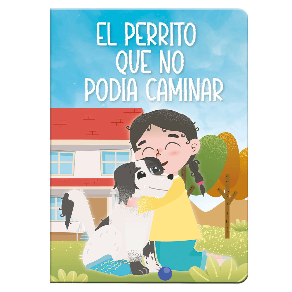 Libro De Cuento No Tradicionales 10 Paginas El Perrito Que No Podia Caminar Art & Craft