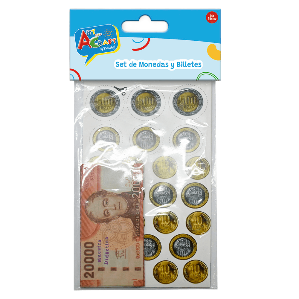 Set De Monedas Y Billetes Art & Craft