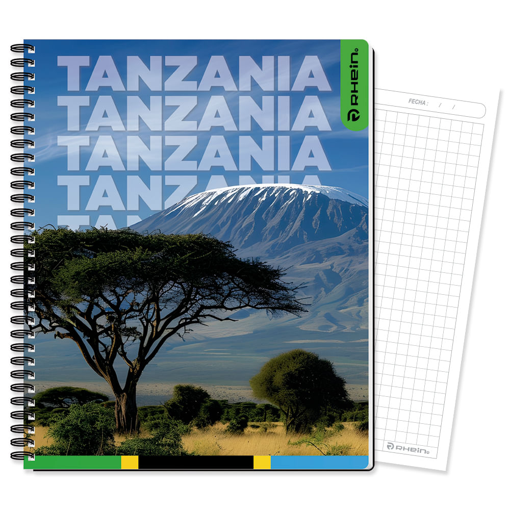 Cuaderno Universitario 100 Hojas 7 Mm Travel Diseño 1 Rhein