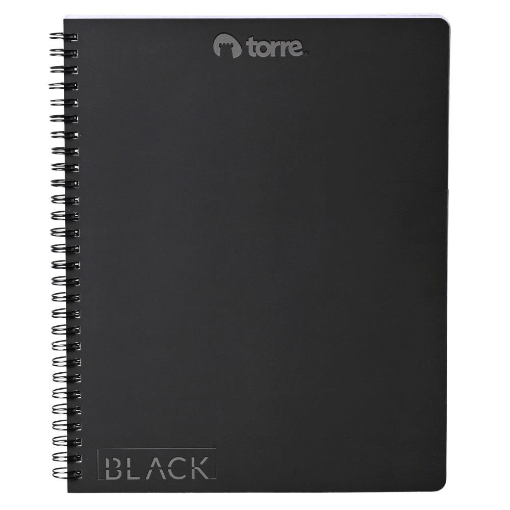 Cuaderno Universitario Black 7 Mm 100 Hojas Torre