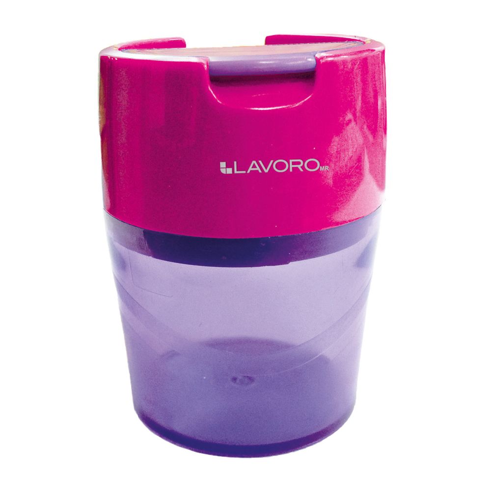 Sacapuntas Metalico Con  Deposito 2 Orificios Lavoro