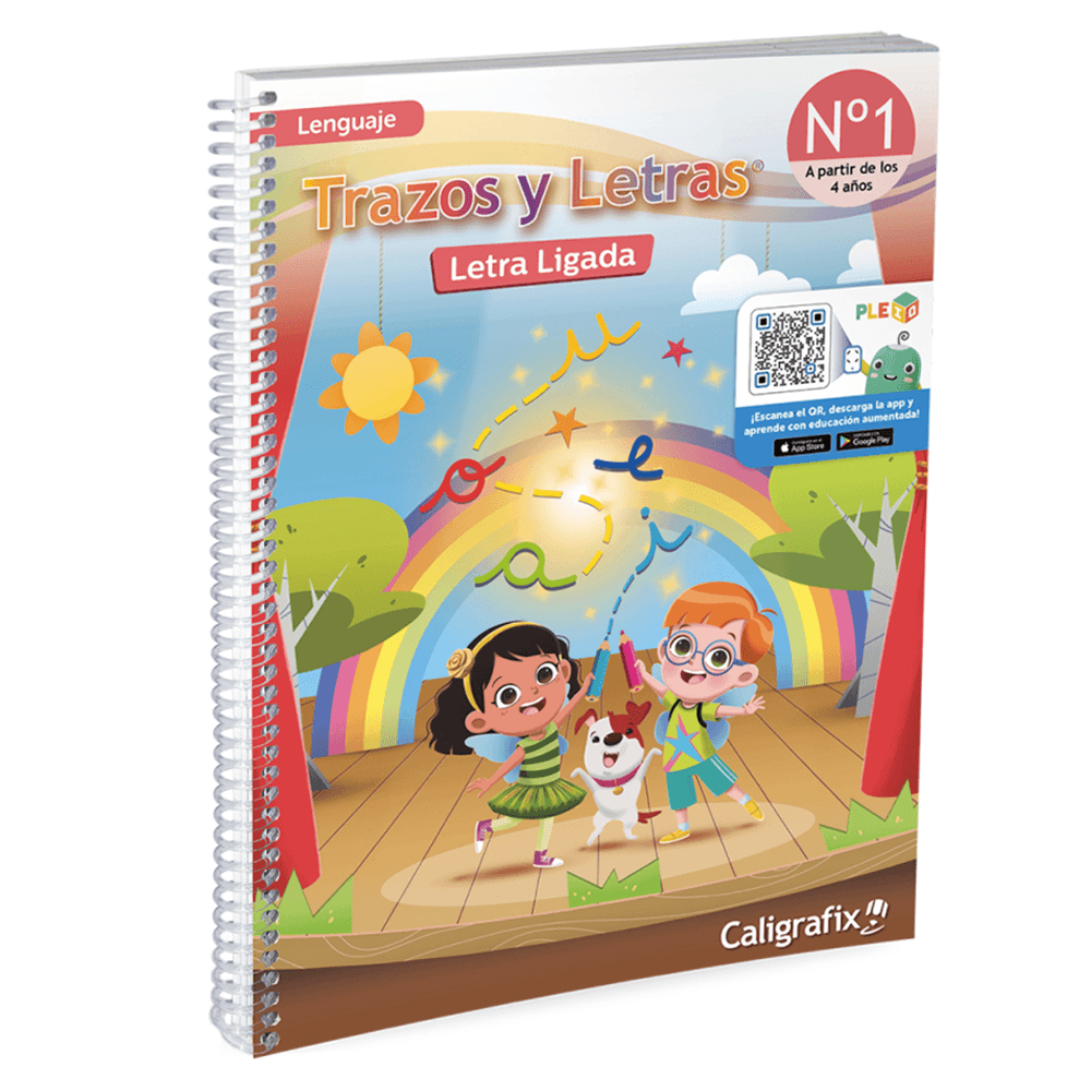 Libro Pre Escolar Trazos y Letras N°1 Caligrafix